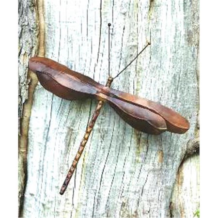 ANCIENT GRAFFITI Ancient Graffiti ANCIENTAG1020 Dragonfly - Wall-Mount - Copper Plated Metal ANCIENTAG1020